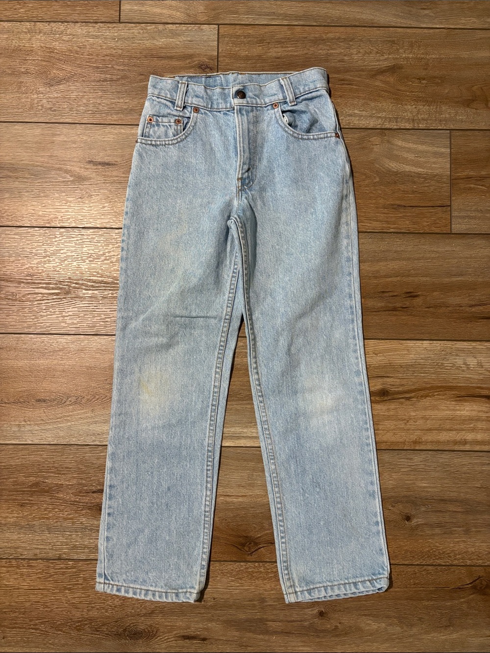 Vintage 1990’s Levi's Light Wash Girls Straight-Leg Jeans